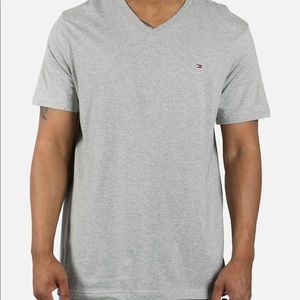 Tommy Hilfiger gray T-shirt V neck
